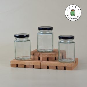 Jar Kaca Hexagon - 100 ml