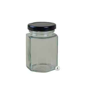 Jar Kaca Hexagon - 100 ml