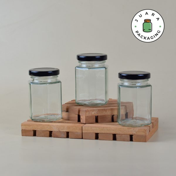 Jar Kaca Hexagon - 100 ml - Image 2