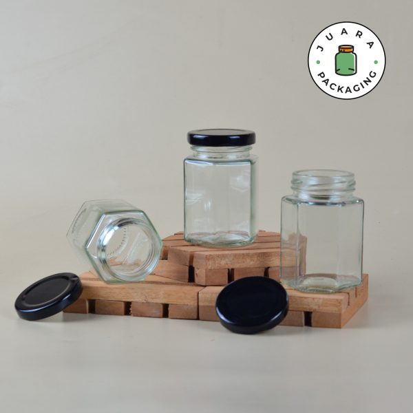 Jar Kaca Hexagon - 100 ml - Image 3
