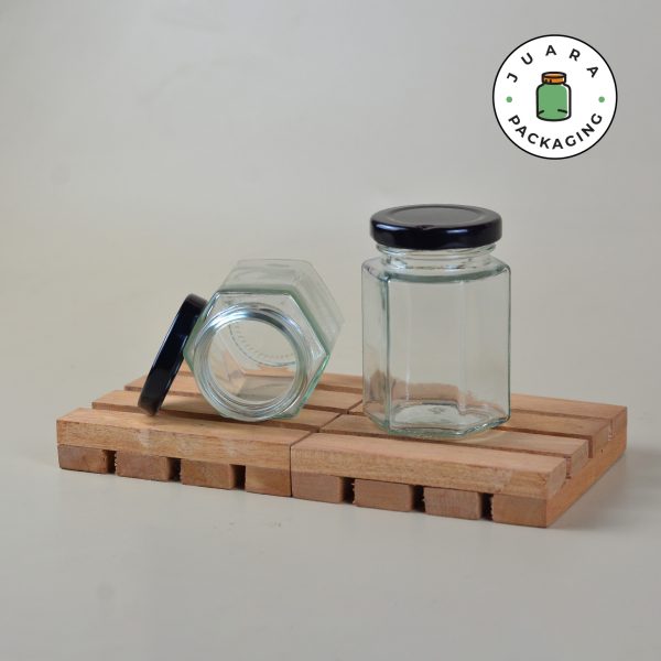 Jar Kaca Hexagon - 100 ml - Image 4