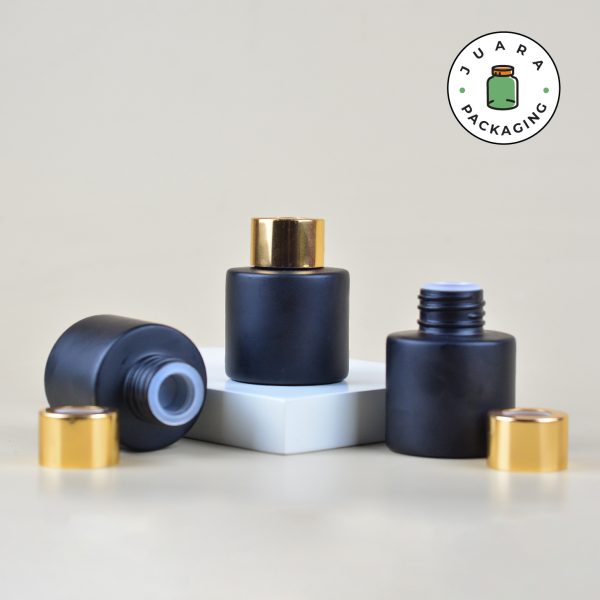 Botol Kaca Diffuser Hitam - 30ml - Image 3