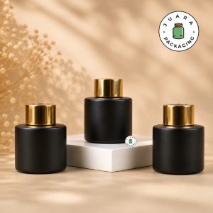 Botol Kaca Diffuser Hitam - 30ml