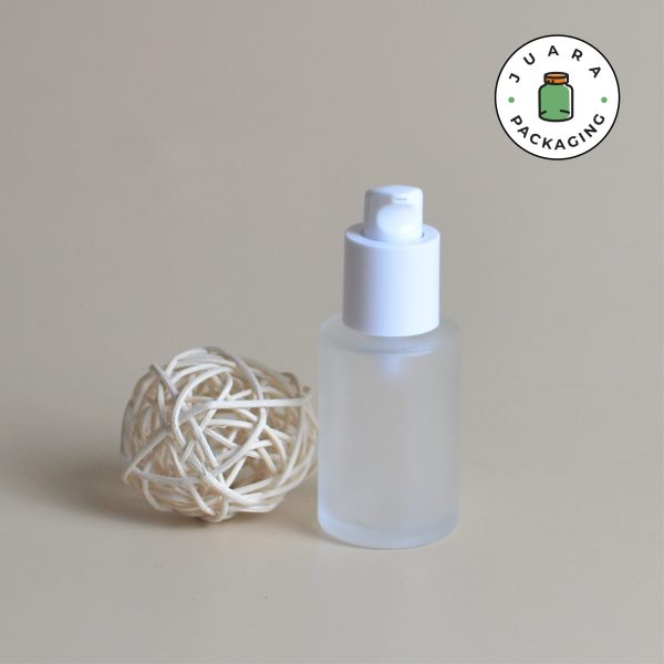 Botol Kaca Frosted Pump - 30 ml - Image 4