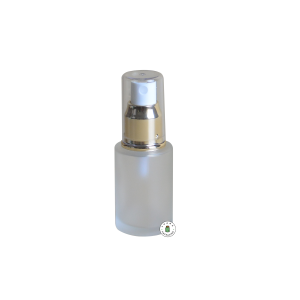 Botol Spray Kaca Leher Gold - 30 ml