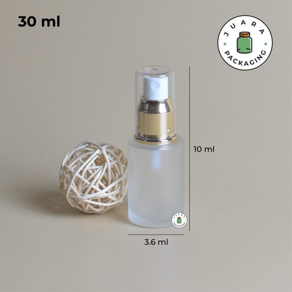 Botol Spray Kaca Leher Gold - 30 ml - Image 5