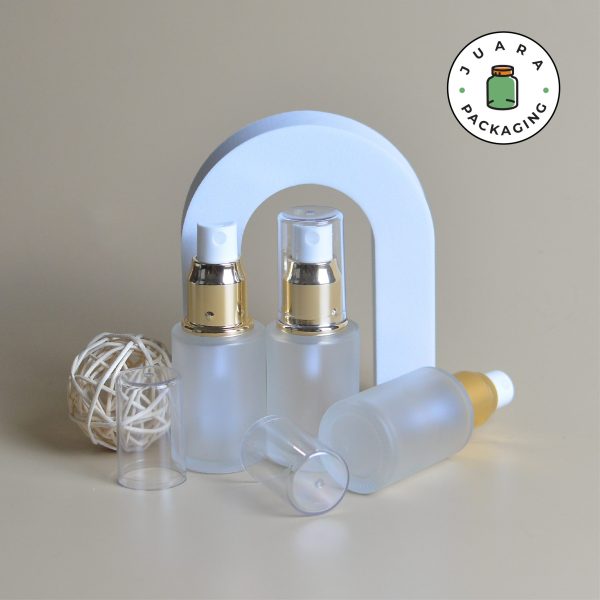 Botol Spray Kaca Leher Gold - 30 ml - Image 3