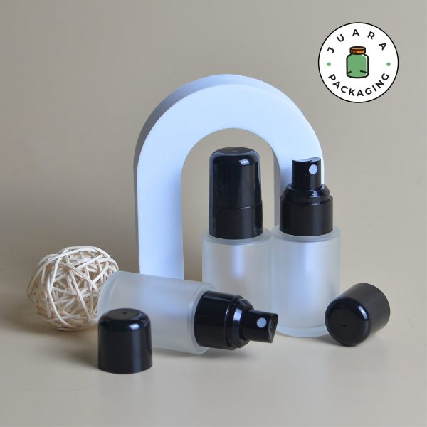 Botol Spray Tutup Hitam Bulat - 30 ml - Image 2