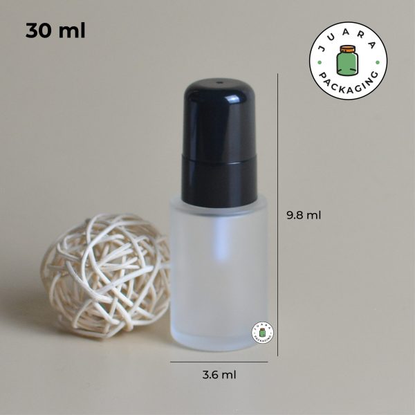 Botol Spray Tutup Hitam Bulat - 30 ml - Image 5