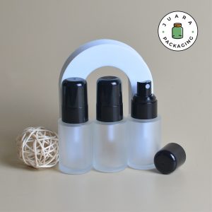 Botol Spray Tutup Hitam Bulat - 30 ml