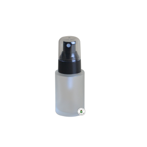Botol Spray Tutup Hitam Transparan - 30 ml