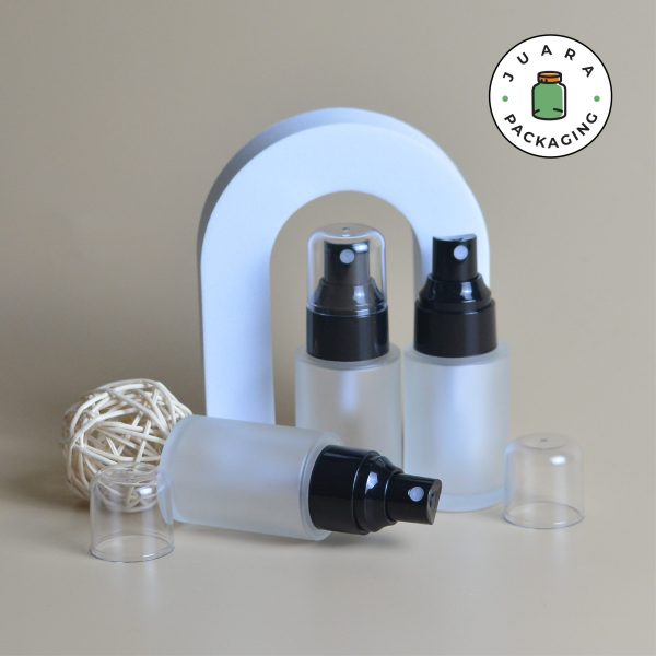 Botol Spray Tutup Hitam Transparan - 30 ml - Image 3