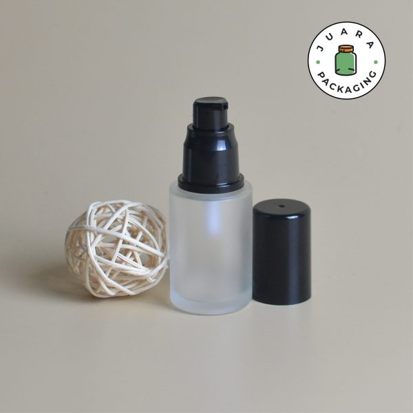 Botol Pump Tutup Hitam Tinggi - 30 ml - Image 4