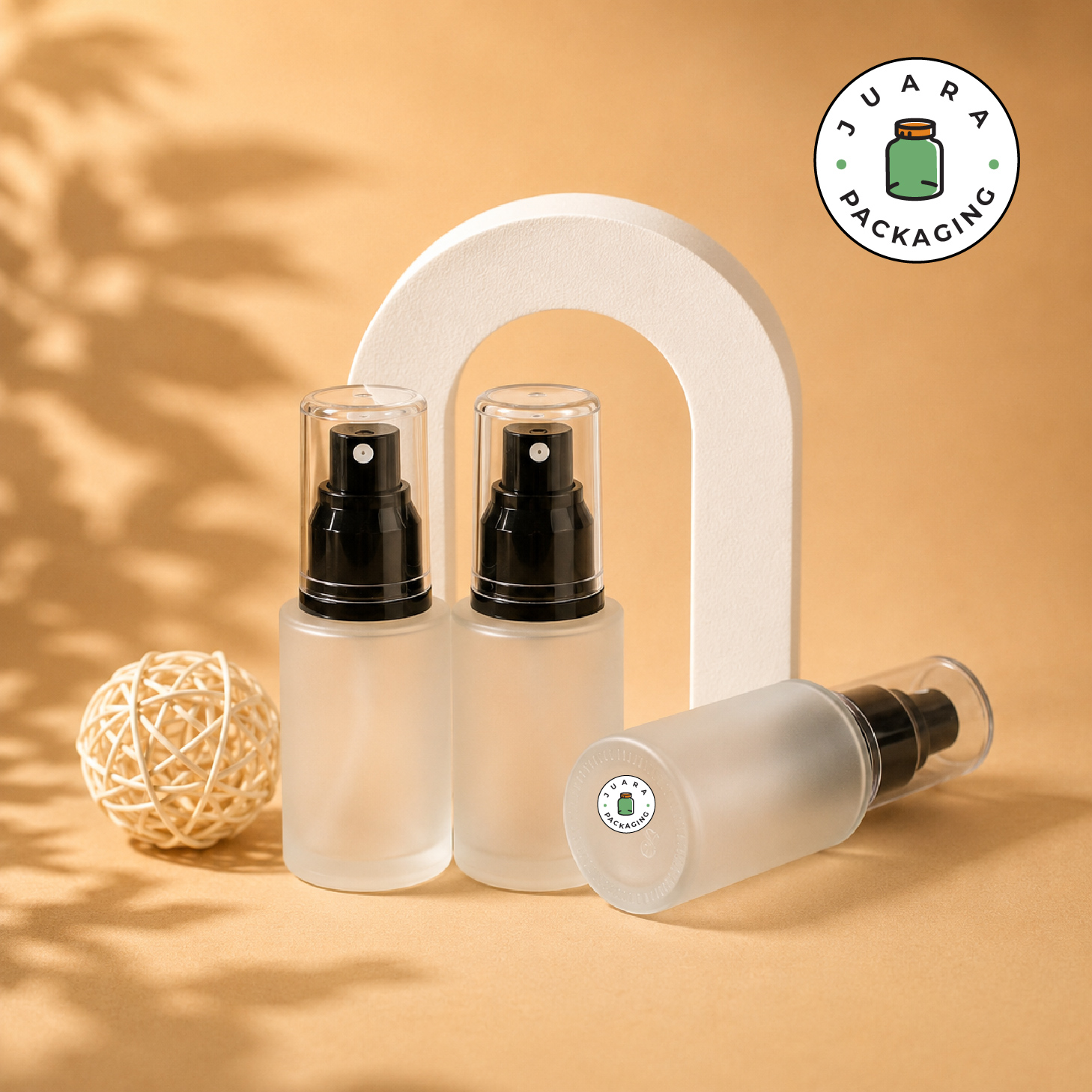 Botol Spray Hitam Tutup Tinggi - 30 ml - Image 2