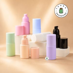 Botol Pump Kaca Warna - 30 ml