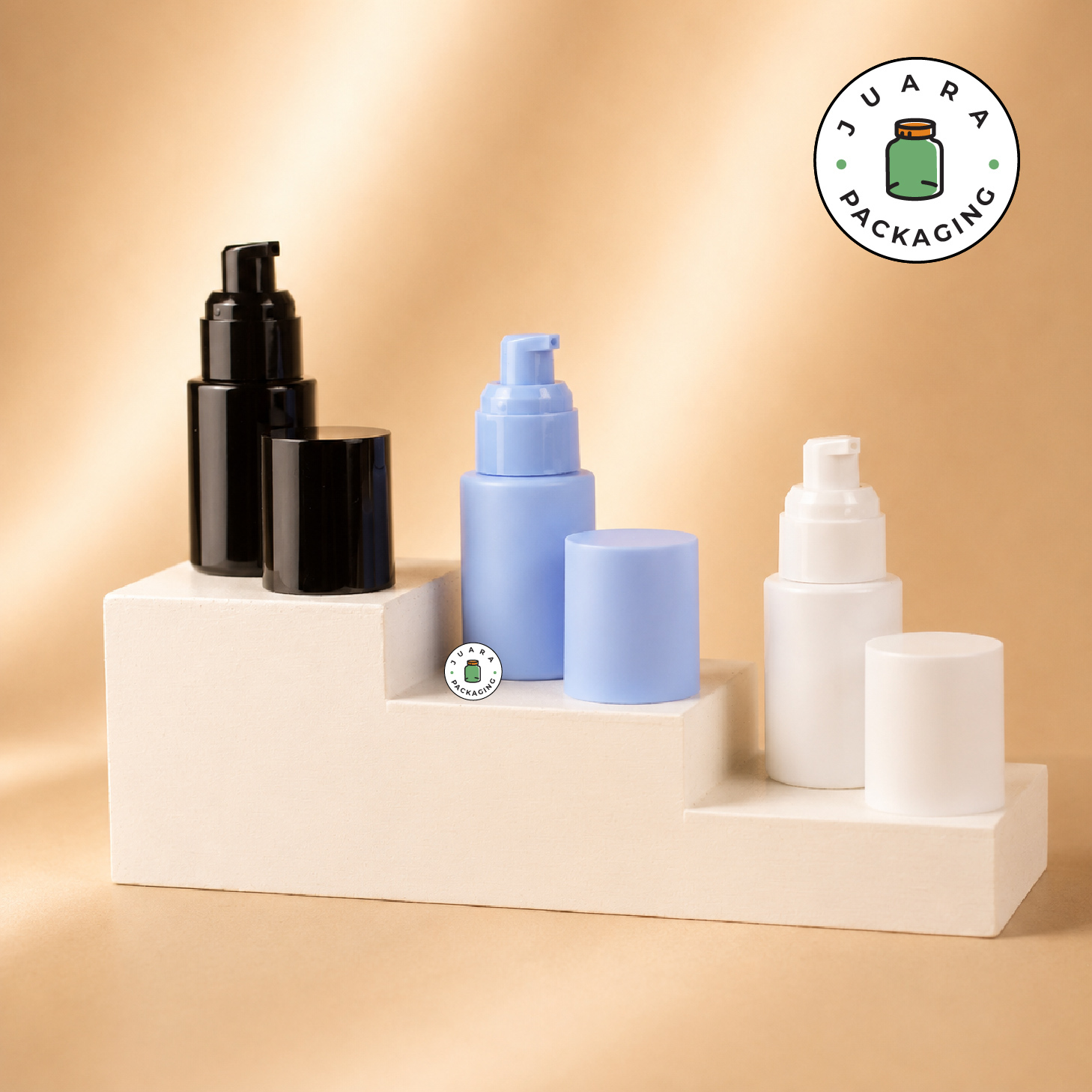 Botol Pump Kaca Warna - 30 ml - Image 5