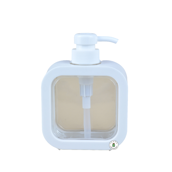 Botol Pump Putih Minimalis - 300 ml