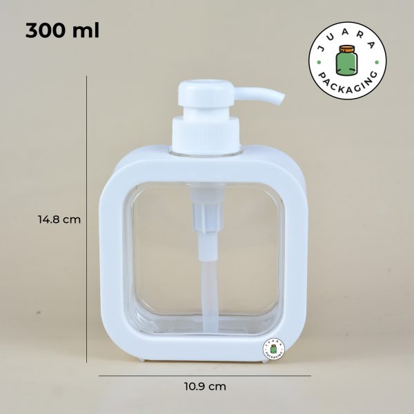 Botol Pump Putih Minimalis - 300 ml - Image 5