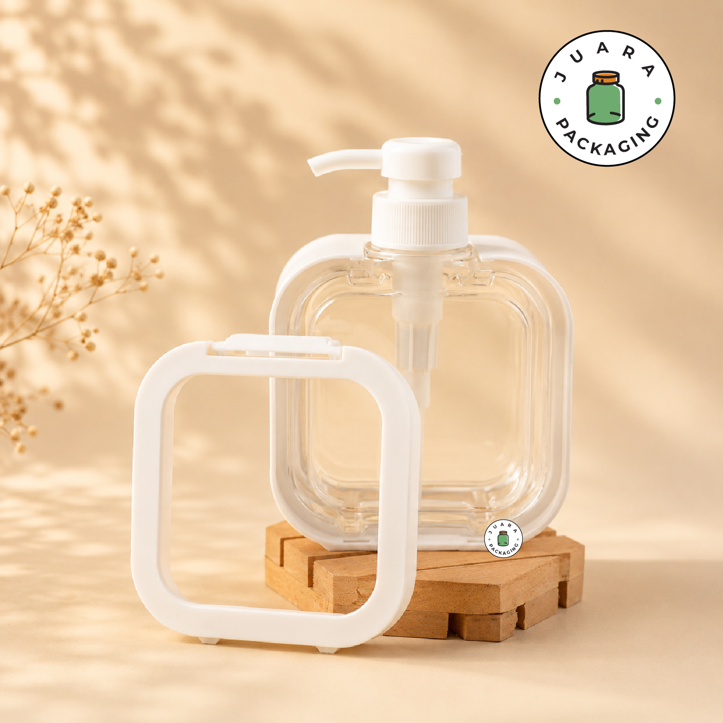 Botol Pump Putih Minimalis - 300 ml - Image 4