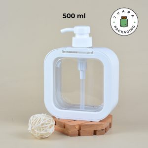 Botol Pump Putih Minimalis - 500 ml