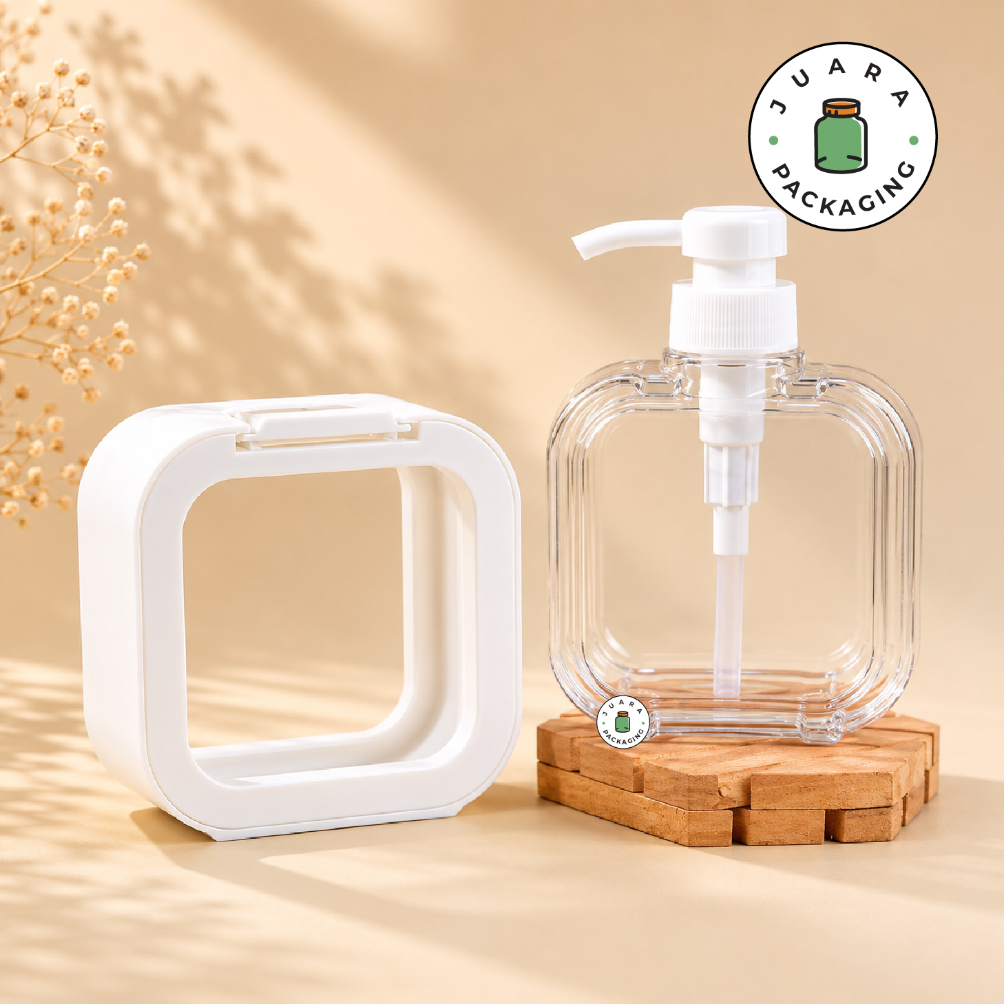 Botol Pump Putih Minimalis - 500 ml - Image 2
