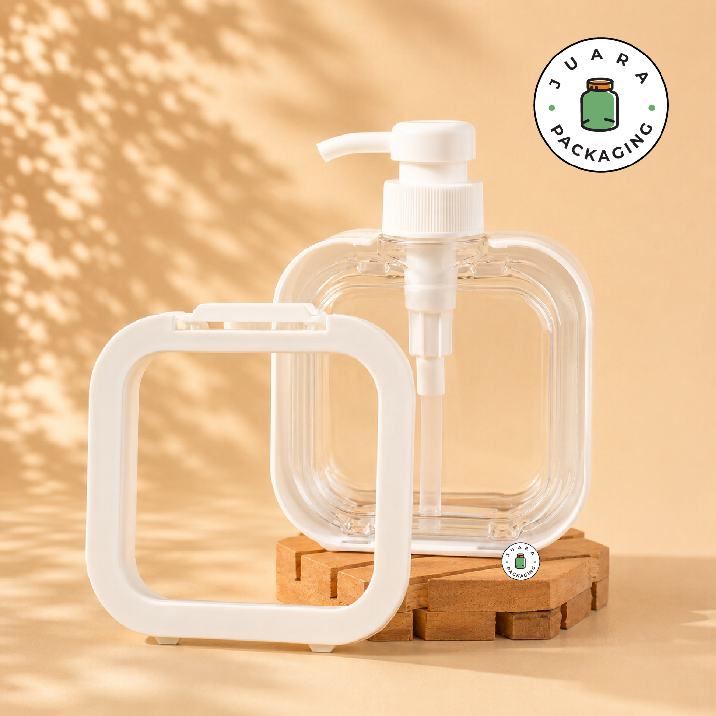 Botol Pump Putih Minimalis - 500 ml - Image 4