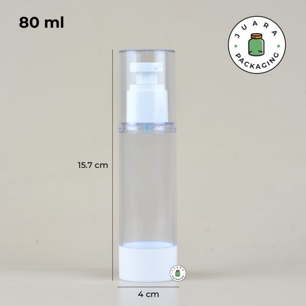 Botol Pump Airless Acrylic - 15 ml 30 ml 50 ml 80 ml 100 ml 120 ml - Image 8
