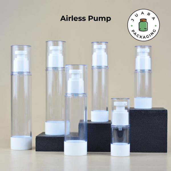 Botol Pump Airless Acrylic - 15 ml 30 ml 50 ml 80 ml 100 ml 120 ml - Image 2
