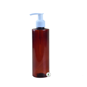 Botol Pump Plastik Coklat - 250 ml