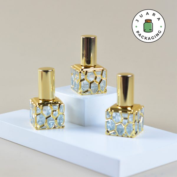 Botol Parfum Kaca Kotak - 10 ml - Image 2