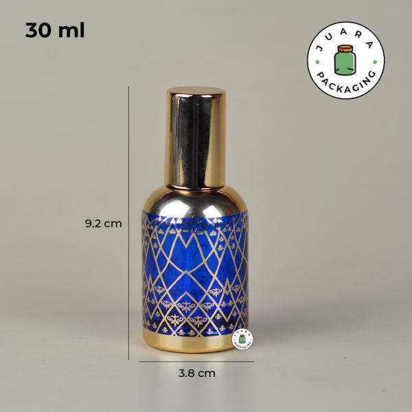 Botol Parfum Kaca Biru - 30 ml - Image 6
