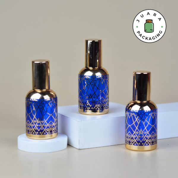 Botol Parfum Kaca Biru - 30 ml - Image 2