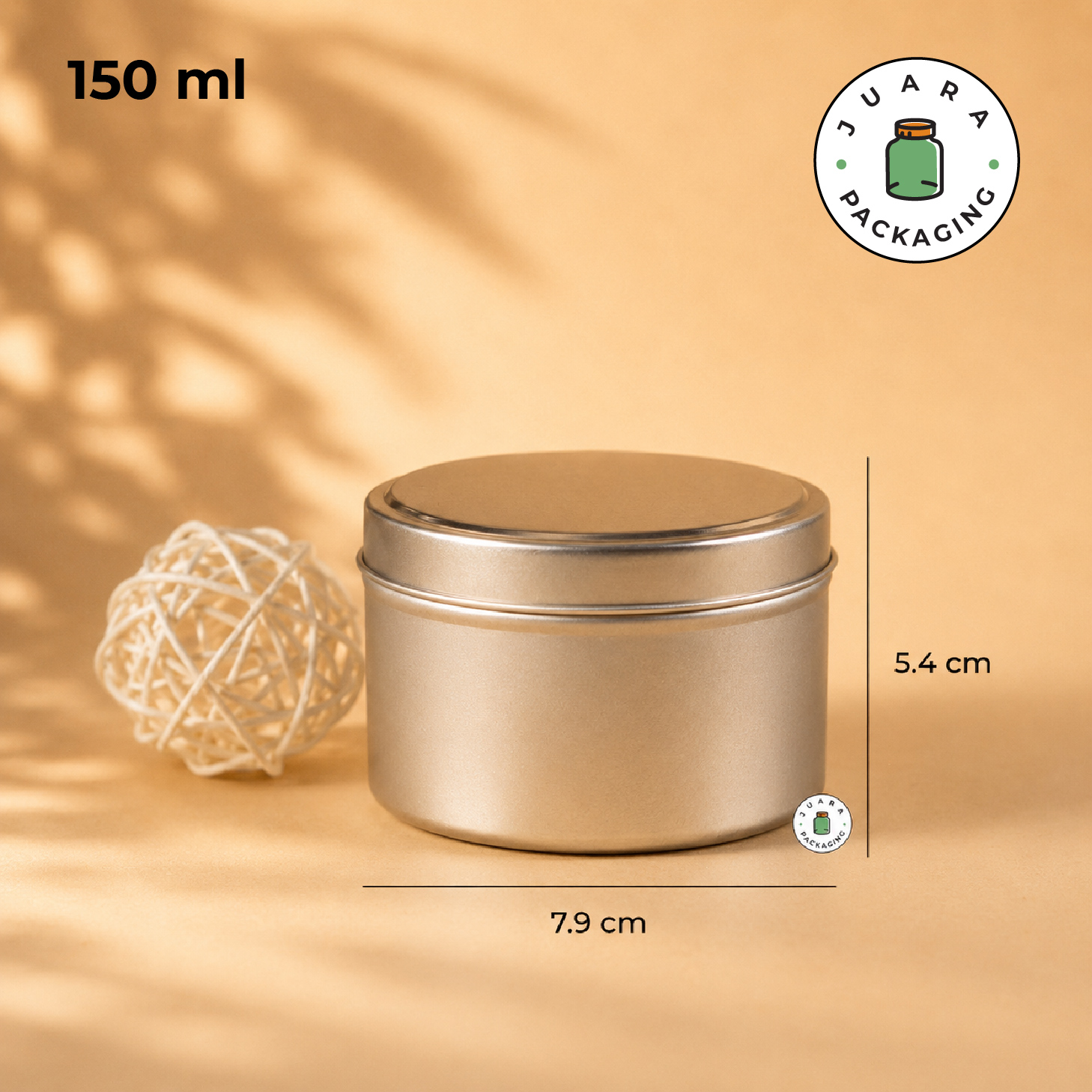 Jar Kaleng Bronze - 100 ml - Image 2