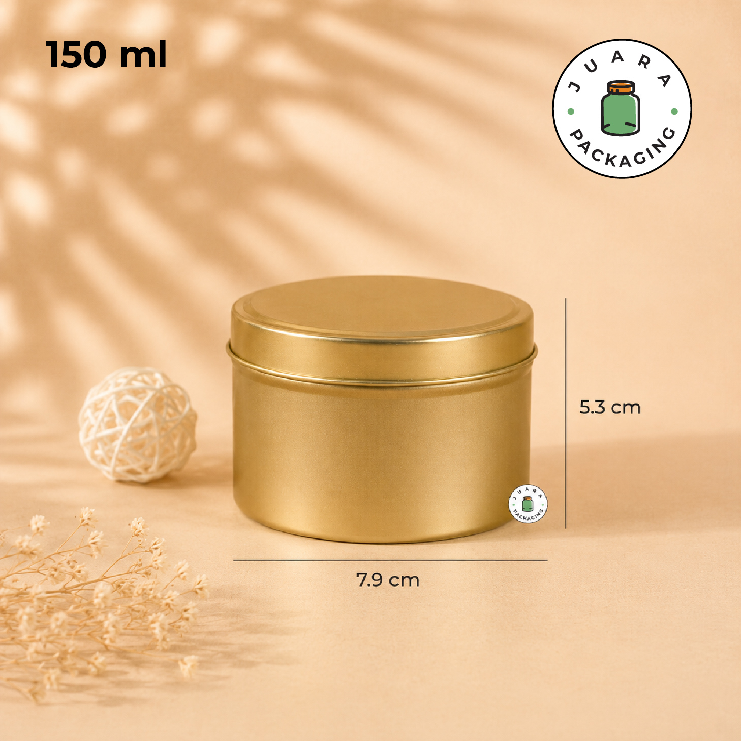 Jar Kaleng Gold - 150 ml - Image 3