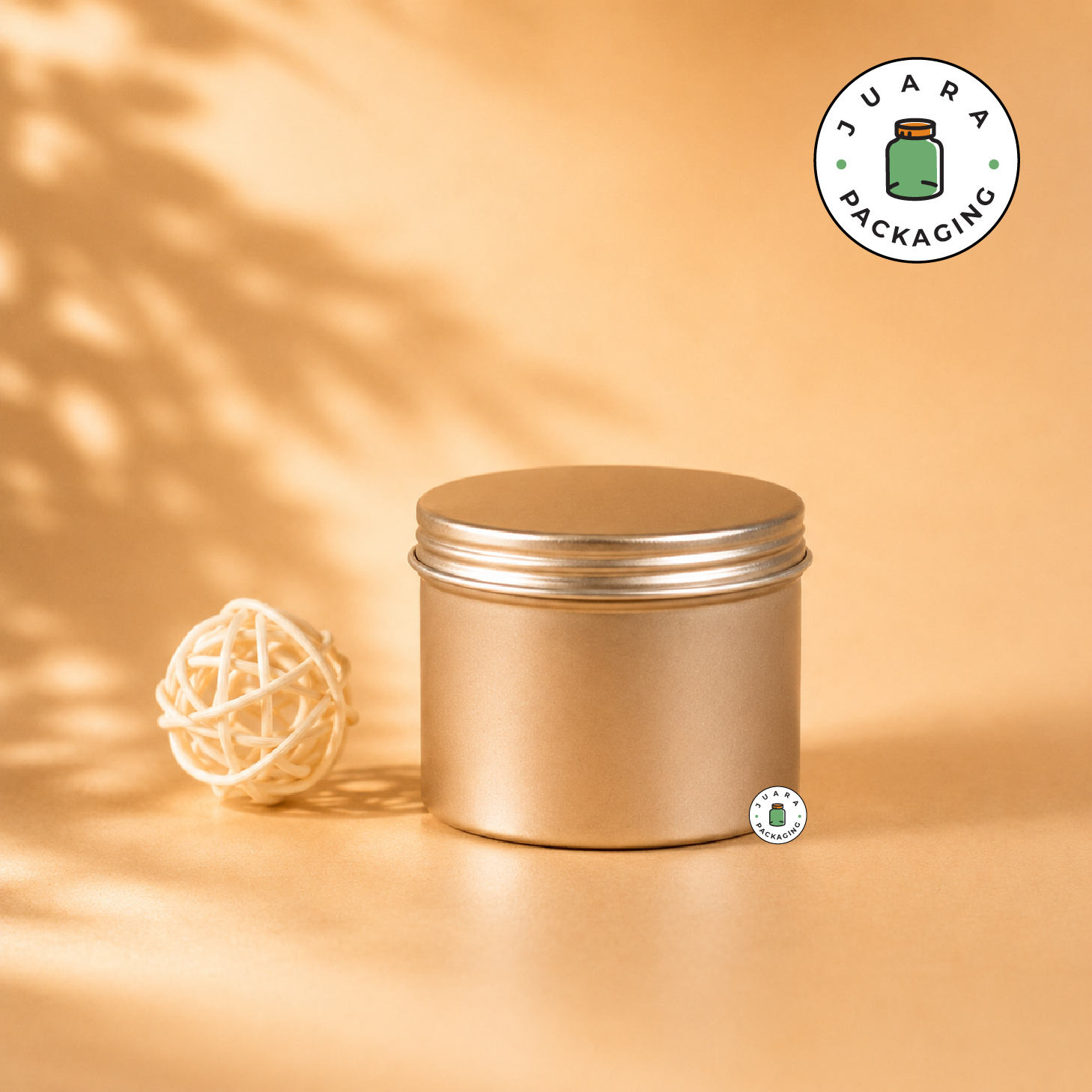 Jar Kaleng Bronze Tutup Ulir - 100 ml - Image 4