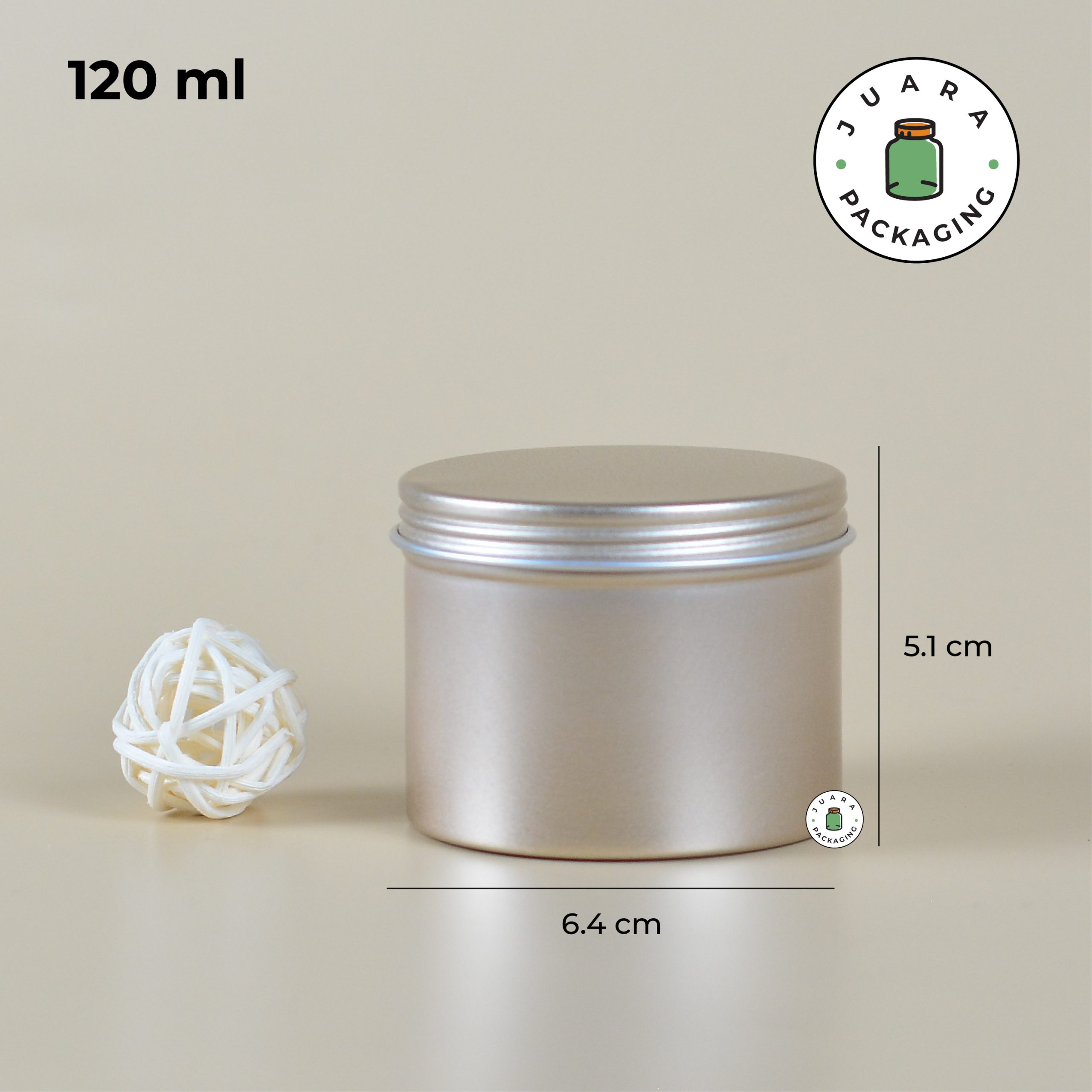 Jar Kaleng Bronze - 100 ml - Image 5