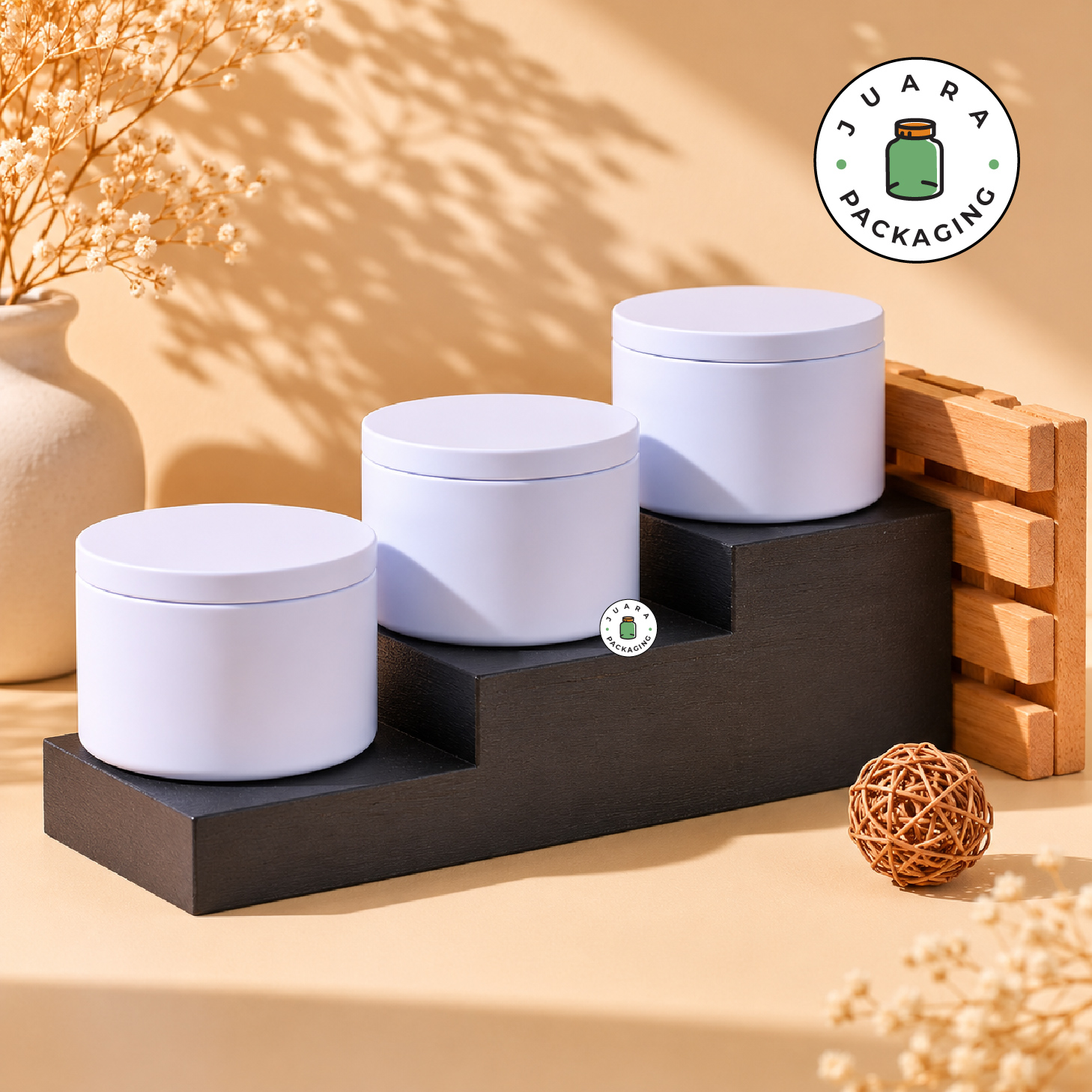 Jar Kaleng Putih - 200 ml - Image 3