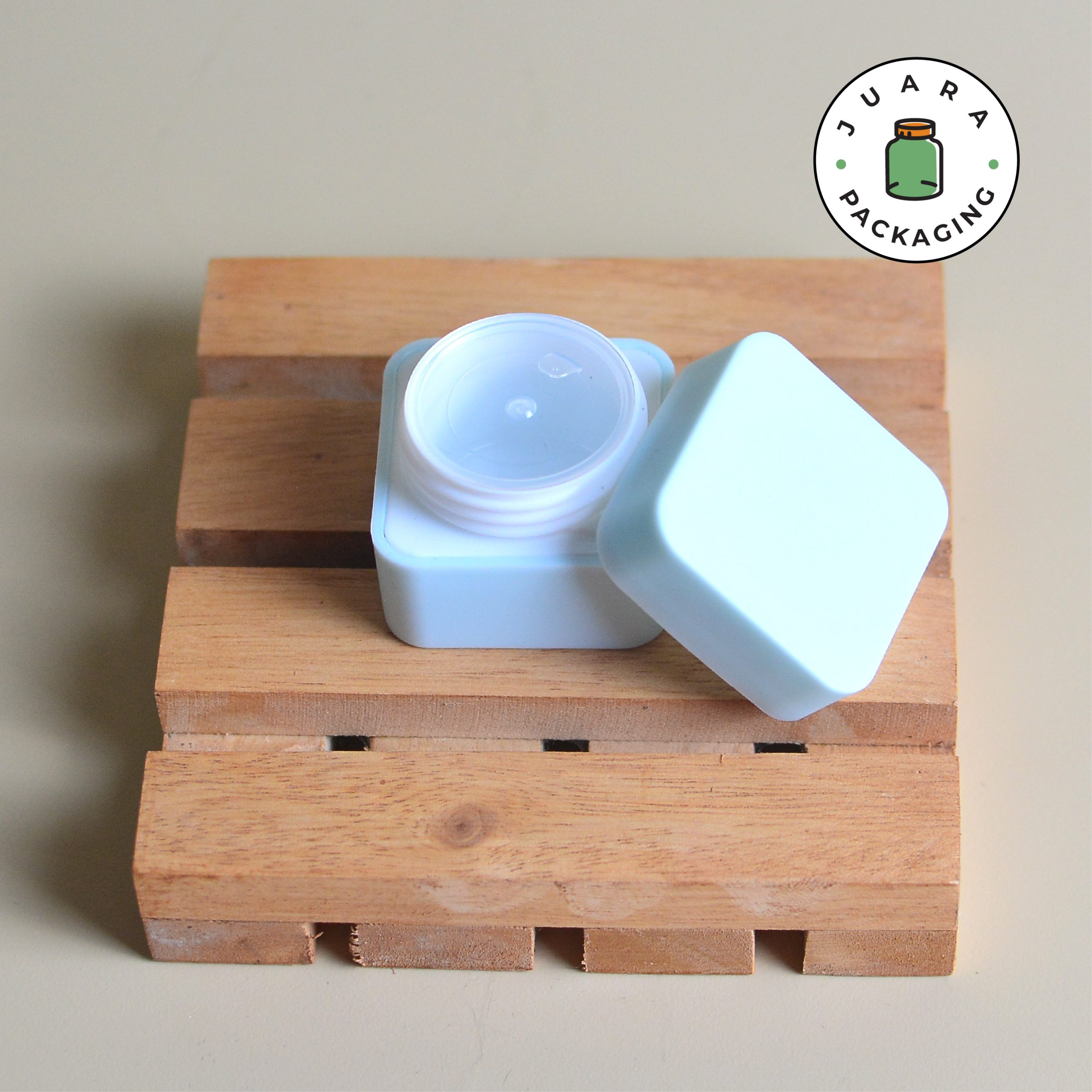 Pot Cream Plastik Biru - 10 ml - Image 4