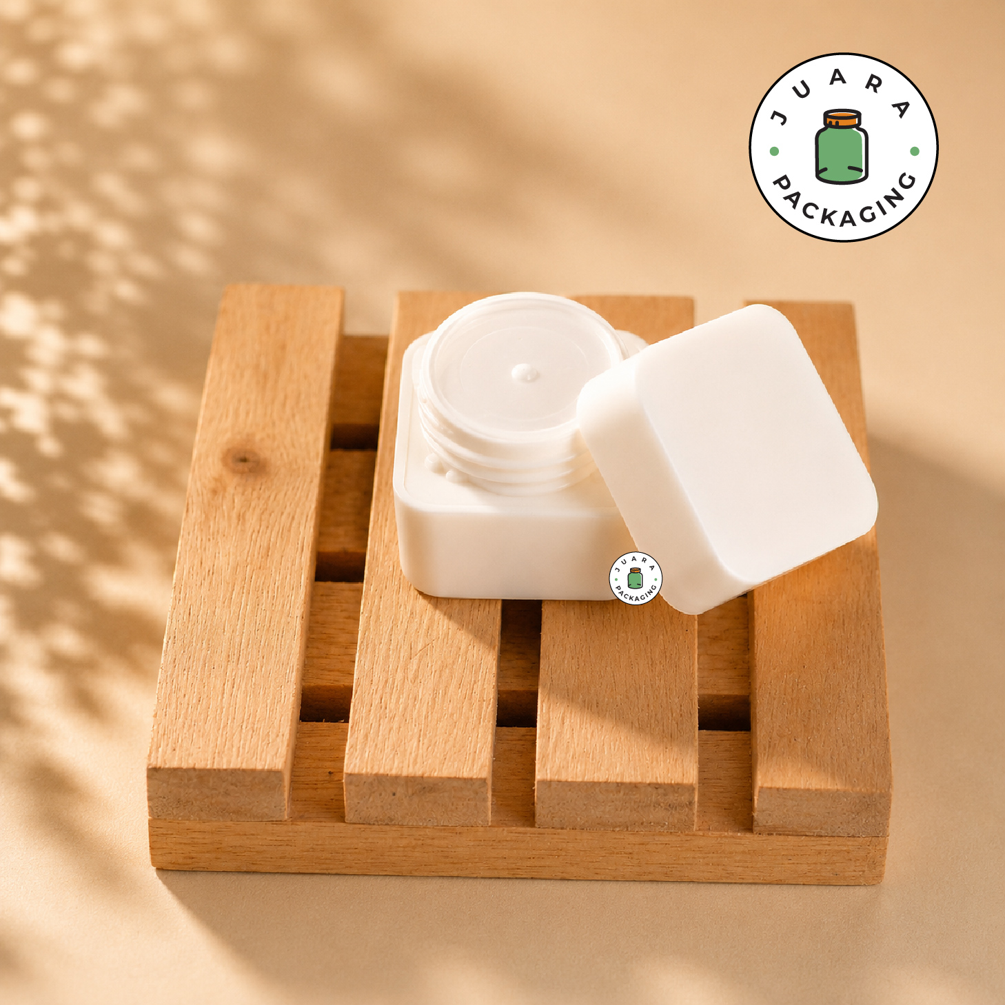 Pot Cream Plastik Putih - 10 ml - Image 4