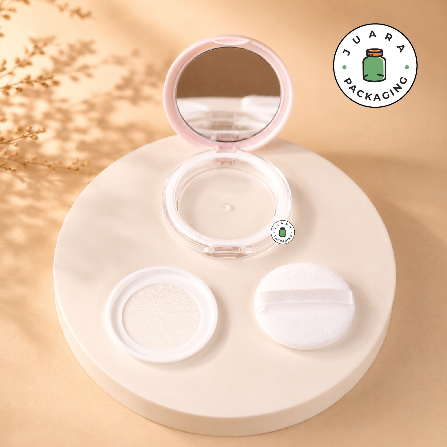 Wadah Bedak Tabur Pink - 5 gr - Image 5