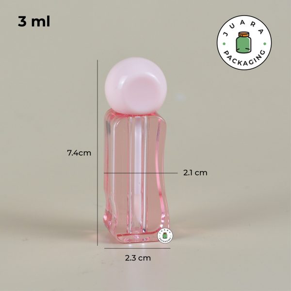 Wadah Lipcare Pink - 3 ml - Image 4