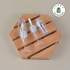 Wadah Lipcare Gelas Bening - 7 ml