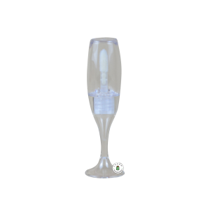 Wadah Lipcare Gelas Bening - 7 ml