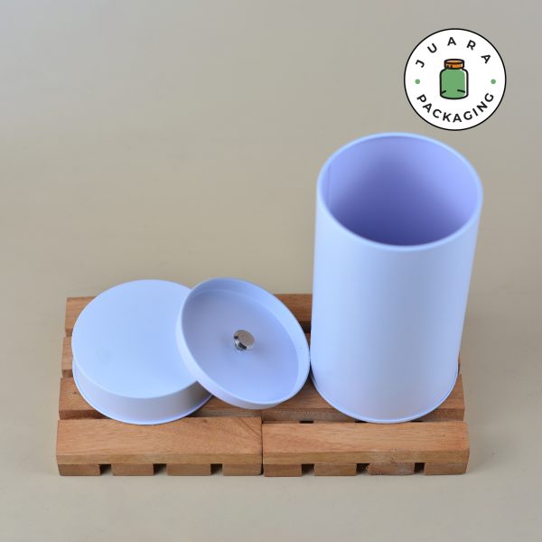 Wadah Kaleng Silinder Untuk Teh, Kopi, Rempah - Image 7