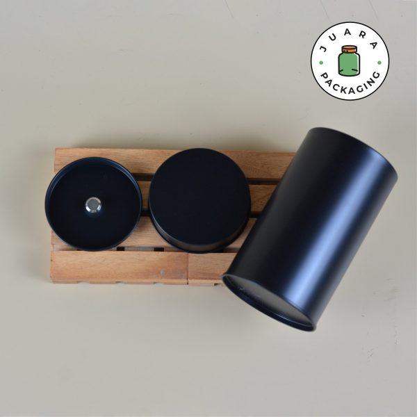 Wadah Kaleng Silinder Untuk Teh, Kopi, Rempah - Image 10