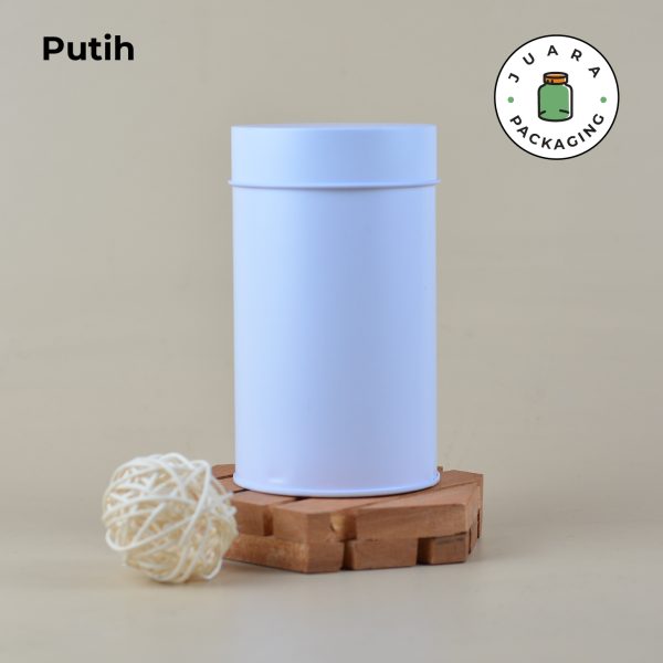 Wadah Kaleng Silinder Untuk Teh, Kopi, Rempah - Image 5