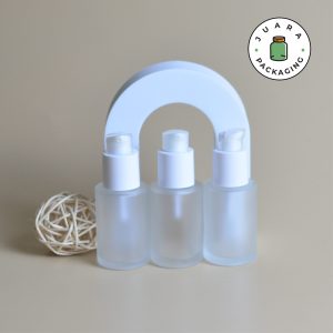 Botol Pump Kaca Tutup Topi - 30 ml