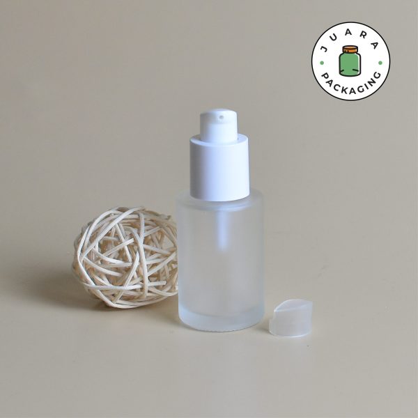 Botol Pump Kaca Tutup Topi - 30 ml - Image 3