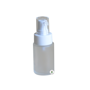 Botol Pump Putih Tutup Transparan - 30 ml