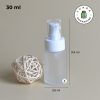 Botol Pump Putih Tutup Transparan - 30 ml - Image 5
